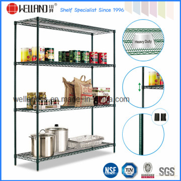 Catering Equipo de cocina Restaurante Wire Shelving Rack, Aprobación NSF (HD244854A4C)